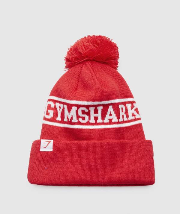 Gymshark New Era Tab Mützen Herren Rot | 0862CWEFJ