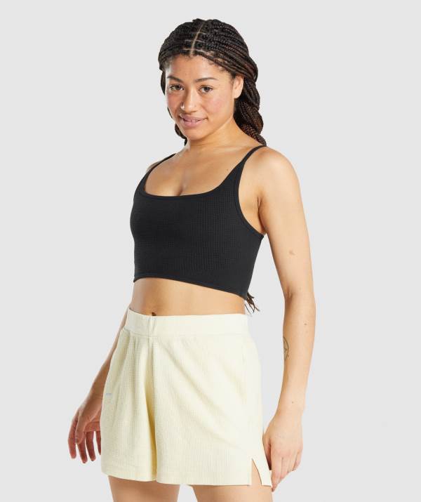 Gymshark Pause Bralette Unterwäsche Damen Schwarz | 1086LZPRK