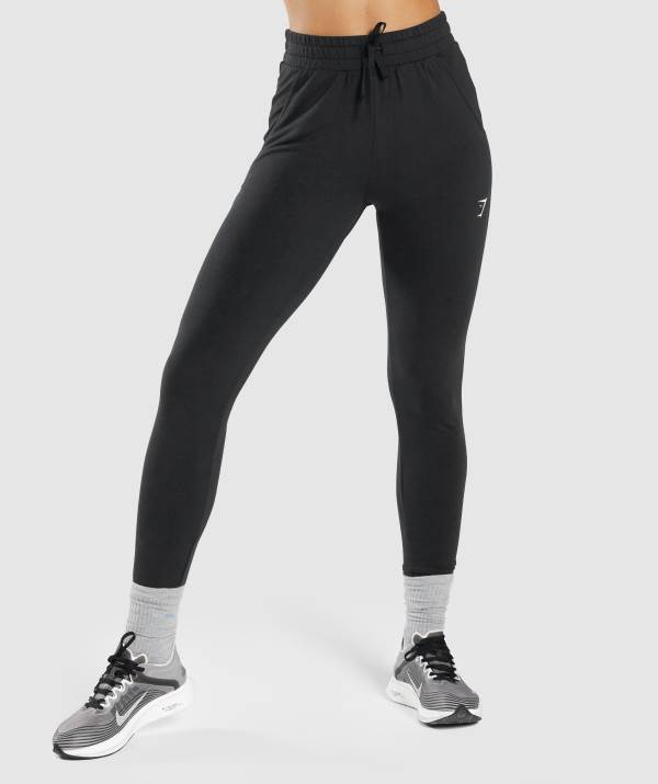 Gymshark Pippa Sport Jogginghose Damen Schwarz | 2643THUID