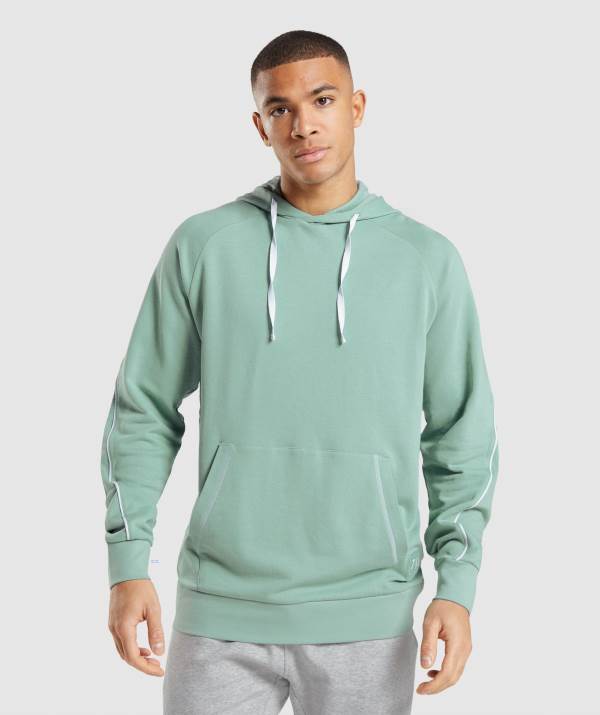 Gymshark Recess Hoodie Herren Weiß Blau | 8569VNUBF