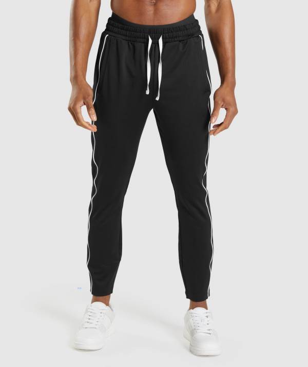 Gymshark Recess Jogginghose Herren Schwarz Weiß | 3562MJKHX