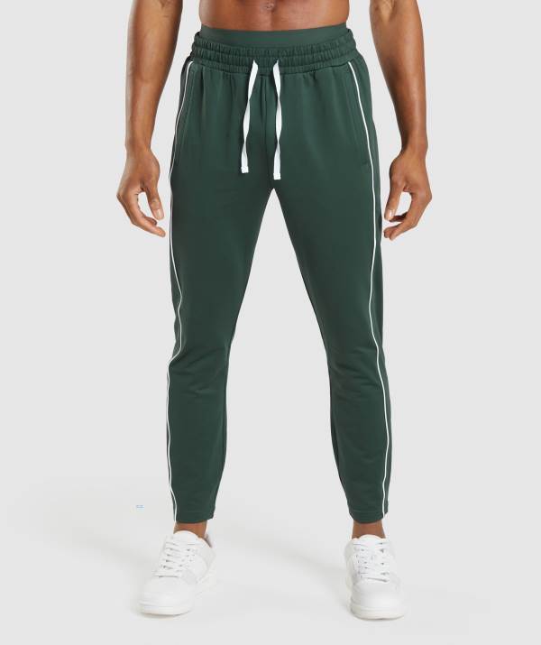 Gymshark Recess Jogginghose Herren Schwarz Weiß Grün | 9186ACIYG