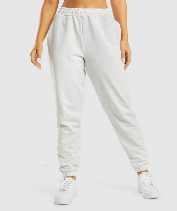 Gymshark Rest Day Sweats Jogginghose Damen Weiß | 8602YLCRD