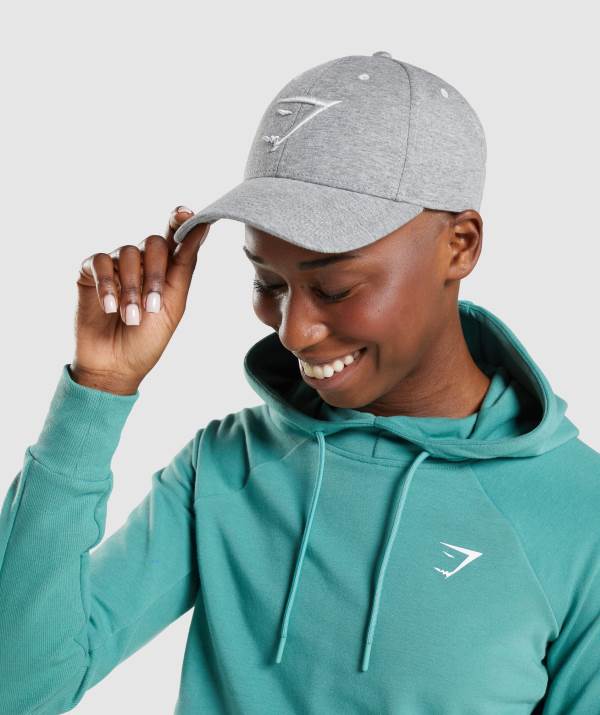 Gymshark Sharkhead Kappen Damen Hellgrau | 1706QIXPT