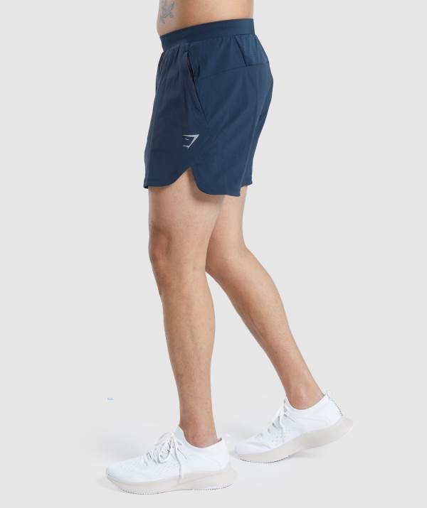 Gymshark Speed Evolve 5" Kurze Hose Herren Navy | 0925MWVXS