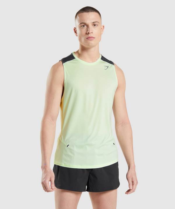 Gymshark Speed Evolve Muskelshirt Herren Braun Grün | 0538GAIWD
