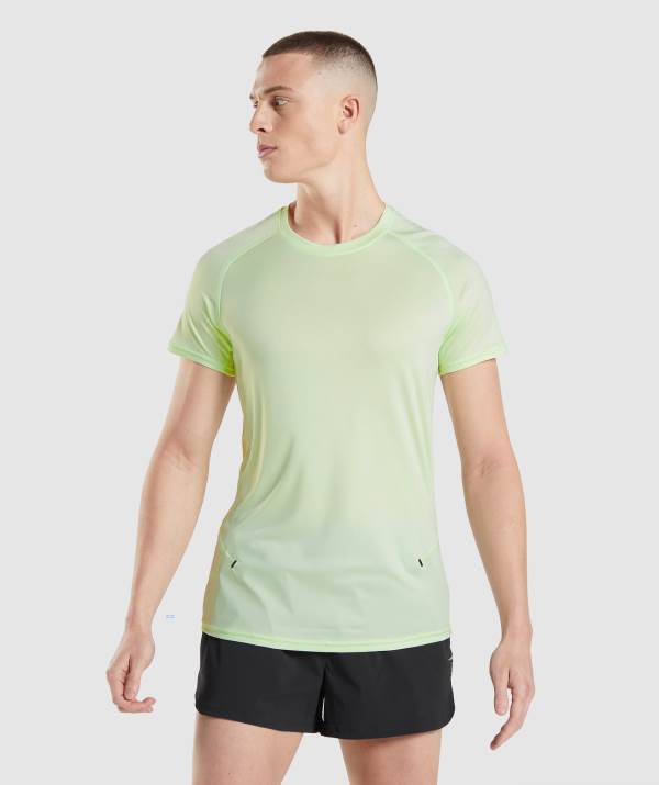 Gymshark Speed Evolve T-Shirt Herren Braun Grün | 6905ISPUR