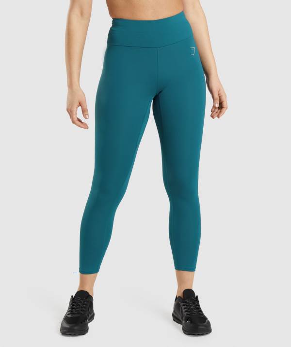 Gymshark Speed Leggings Damen Türkis | 9480USZKY