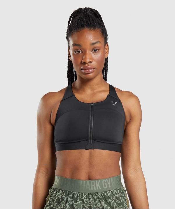 Gymshark Speed Sport BH Damen Schwarz | 2367WELVF