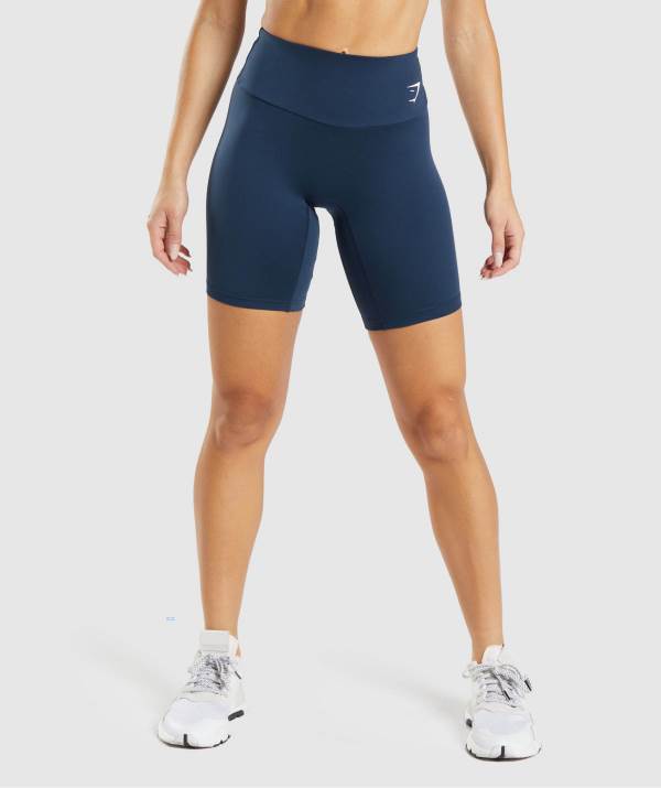 Gymshark Sport Cycling Kurze Hose Damen Navy | 9354EDQWK