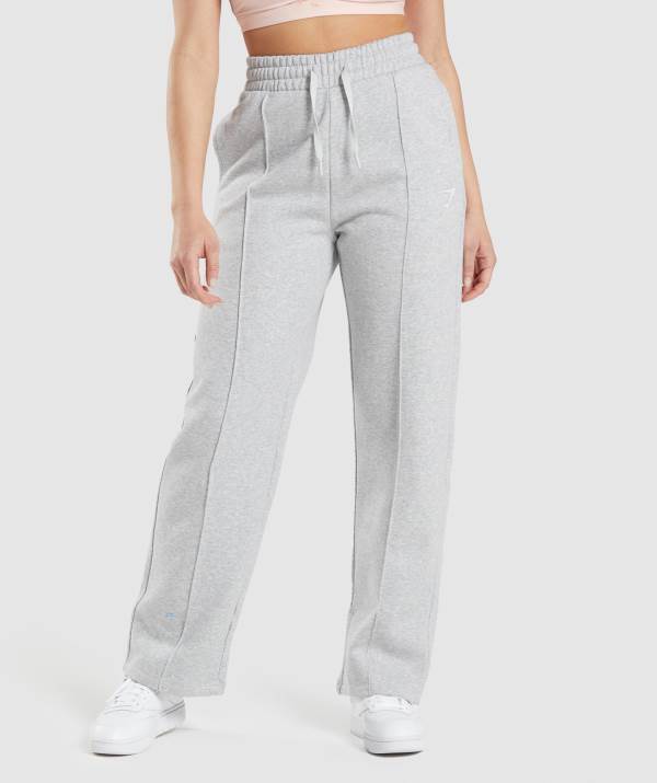 Gymshark Sport Gerade Leg Jogginghose Damen Hellgrau | 3657LBDNV