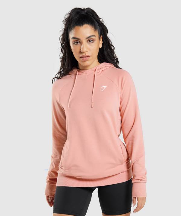 Gymshark Sport Hoodie Damen Rosa | 7185RKUVQ