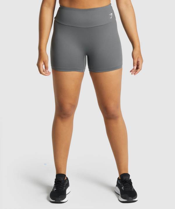 Gymshark Sport Kurze Hose Damen Grau Grau | 0415APTKX