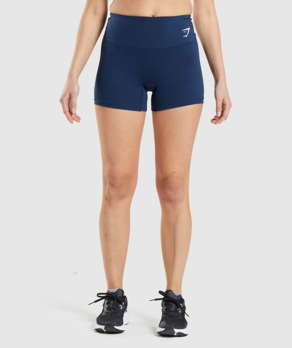 Gymshark Sport Kurze Hose Damen Navy | 6408LIAYH