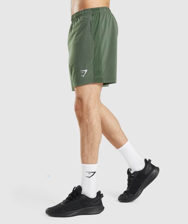 Gymshark Sport Kurze Hose Herren Grün | 1709RVSXI