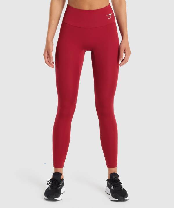 Gymshark Sport Leggings Damen Bordeaux | 8297ZITKE