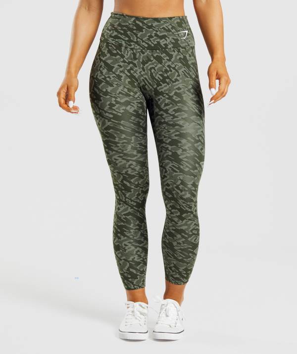 Gymshark Sport Leggings Damen Grün | 8935MHGNV