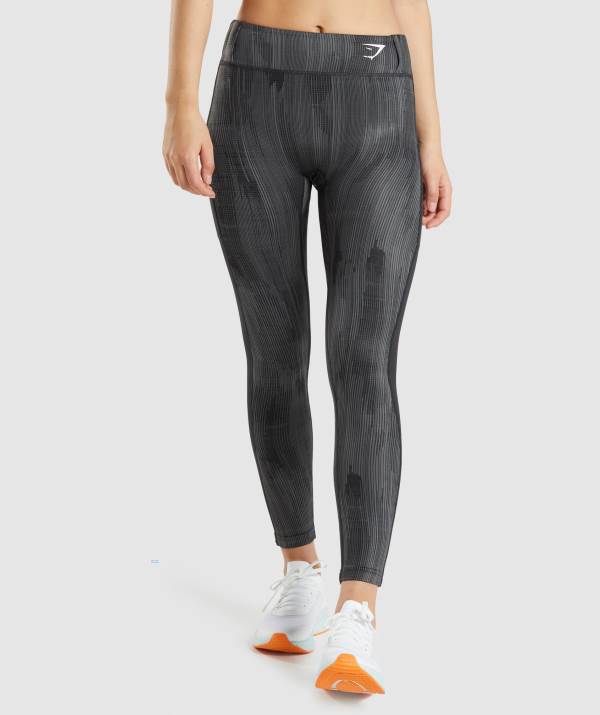 Gymshark Sport Leggings Damen Schwarz | 2169NWELR