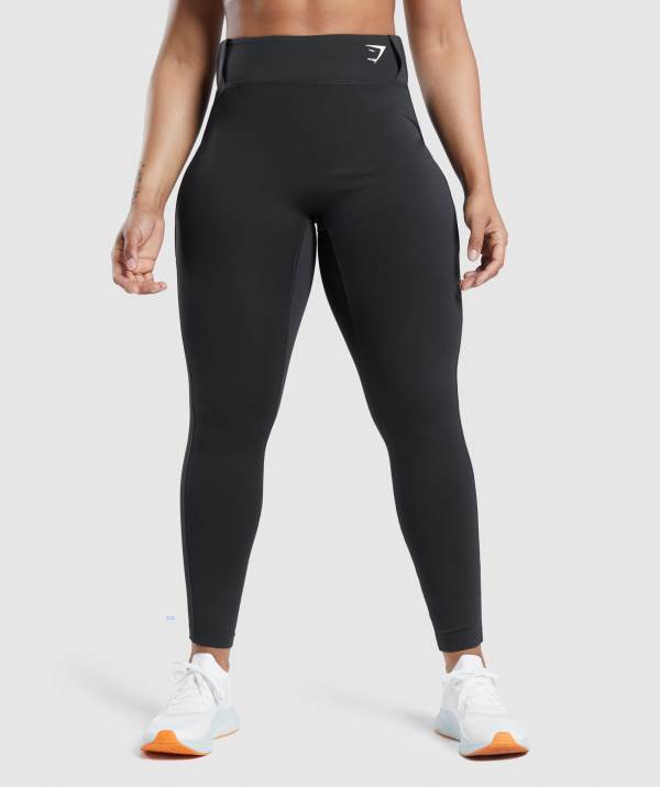 Gymshark Sport Leggings Damen Schwarz | 4502KXAFM