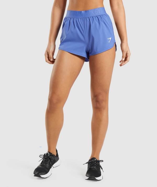 Gymshark Sport Loose Fit Kurze Hose Damen Blau | 7091RJMFE