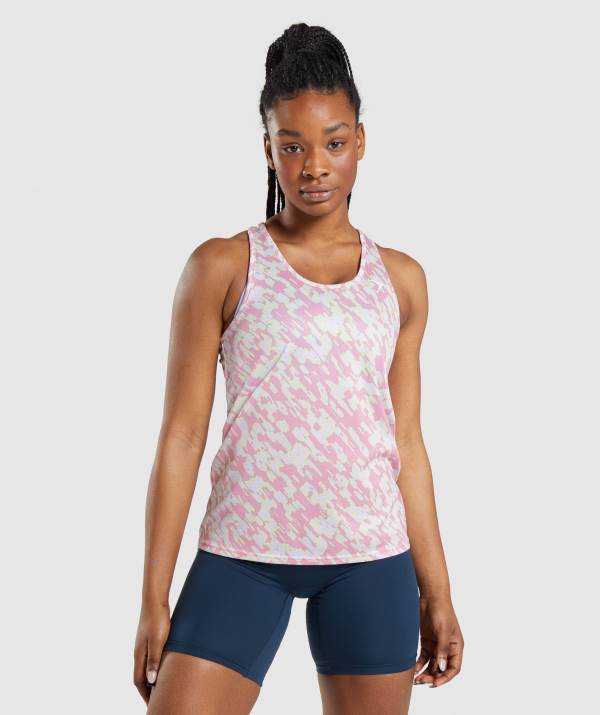Gymshark Sport Muskelshirt Damen Rosa | 4780QZOJV