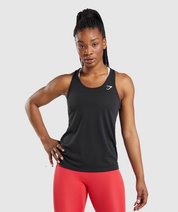 Gymshark Sport Muskelshirt Damen Schwarz | 7285UOFEI