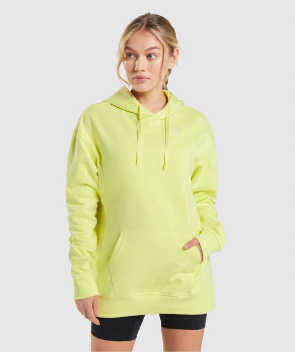 Gymshark Sport Oversized Hoodie Damen Grün | 6457SAEHM