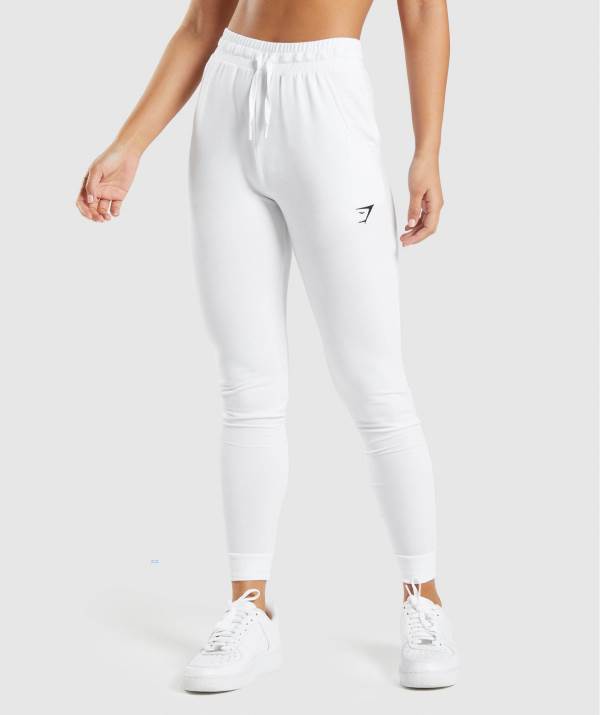 Gymshark Sport Pippa Jogginghose Damen Weiß | 4832LPBCG