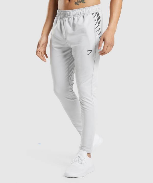 Gymshark Sport Stripe Jogginghose Herren Hellgrau | 5392PQDZA
