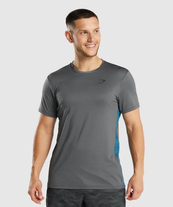 Gymshark Sport T-Shirt Herren Tiefesgrau | 3879FVMLG
