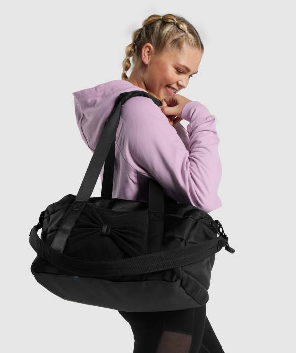 Gymshark Studio Holdall Sporttasche Herren Schwarz | 7926KGHPB