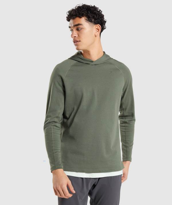 Gymshark Studio Hoodie Herren Olivgrün | 3512QEVDY