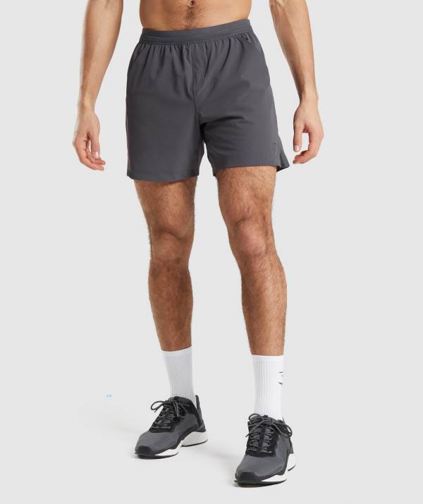 Gymshark Studio Kurze Hose Herren Schwarz Grau | 3865YMGDJ