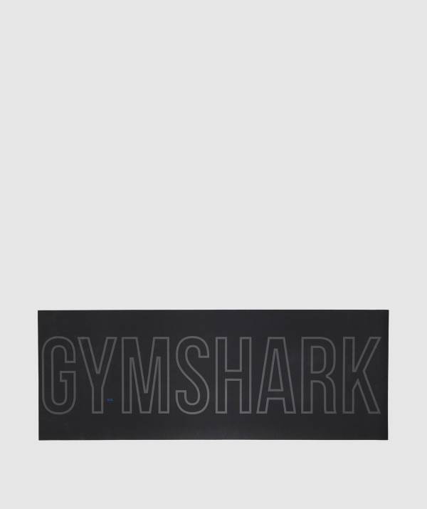 Gymshark Studio Mat Handtücher Herren Schwarz | 6071YTBAE