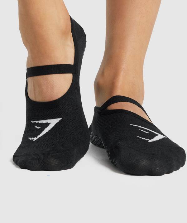 Gymshark Studio Socken Herren Schwarz | 8246PTKZC