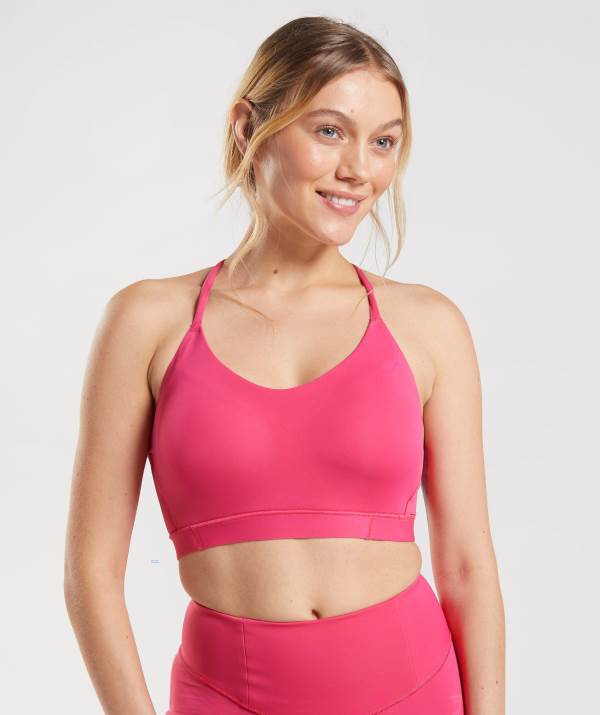 Gymshark Studio Sport BH Damen Rosa | 0198WABGH