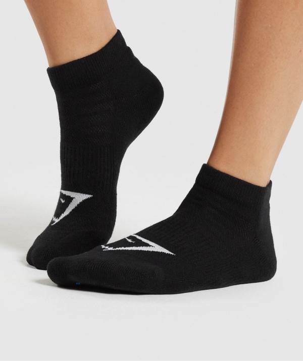 Gymshark Trainer 3pk Socken Damen Schwarz | 2870NHXFE