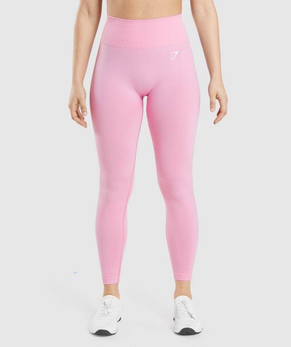 Gymshark Vital Seamless 2.0 Leggings Damen Rosa | 5387XZULJ