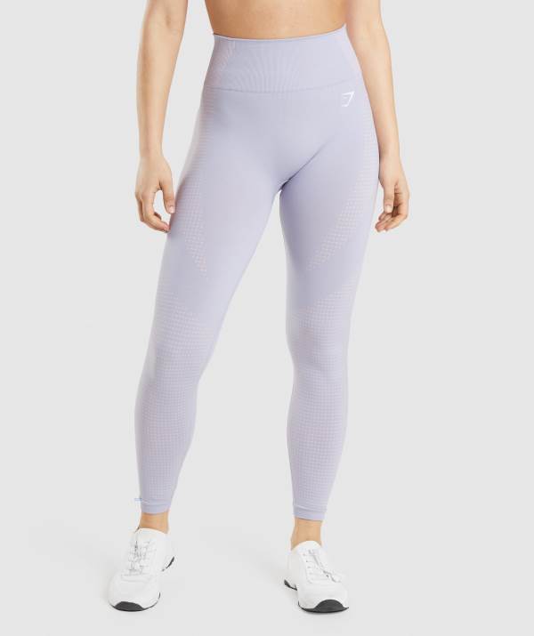 Gymshark Vital Seamless 2.0 Leggings Damen Grau Blau | 6380KYEWZ