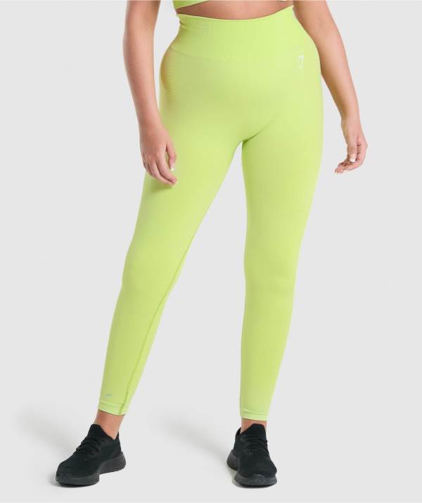 Gymshark Vital Seamless 2.0 Leggings Damen Gelb | 7928LINES