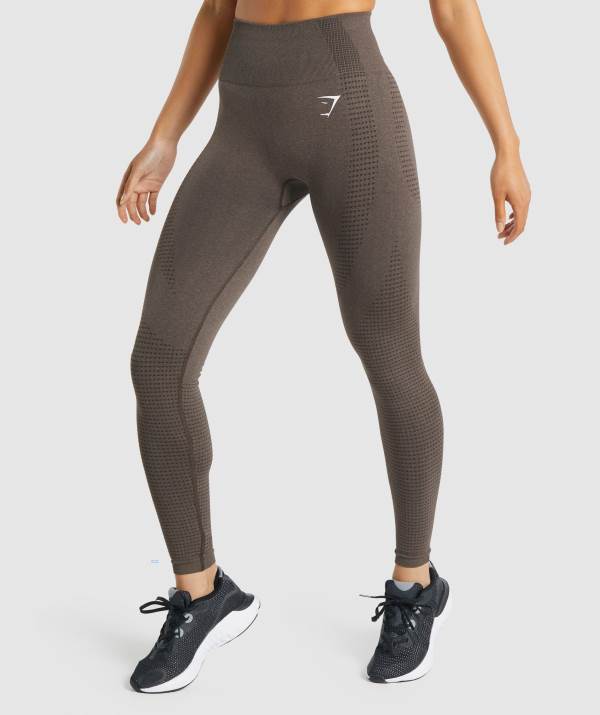 Gymshark Vital Seamless 2.0 Leggings Damen Braun | 8490ZJOTD