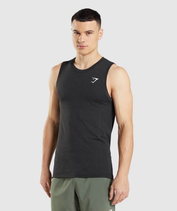 Gymshark Vital Seamless Light Muskelshirt Herren Schwarz | 8432OKXYE