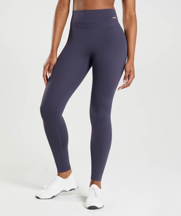 Gymshark Whitney High Rise Leggings Damen Indigo Navy | 0829ZUFNT