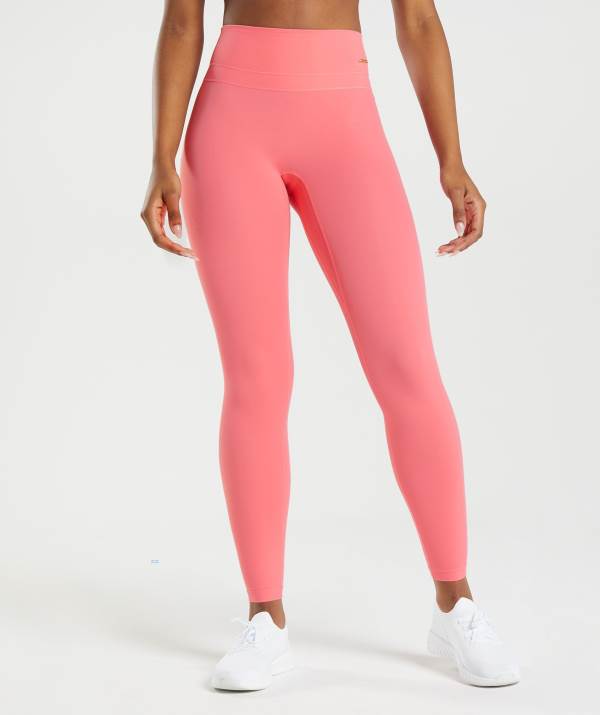 Gymshark Whitney High Rise Leggings Damen Rosa | 6097GOVNR