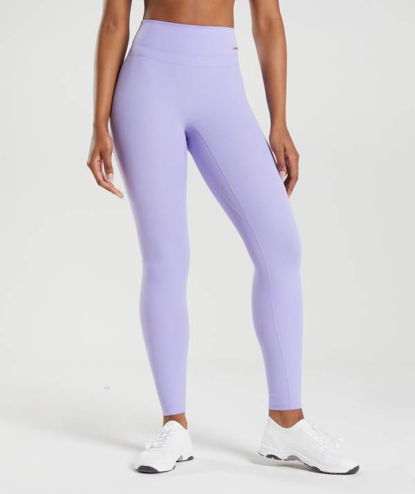 Gymshark Whitney High Rise Leggings Damen Blumen Lila | 9612ZCHGN
