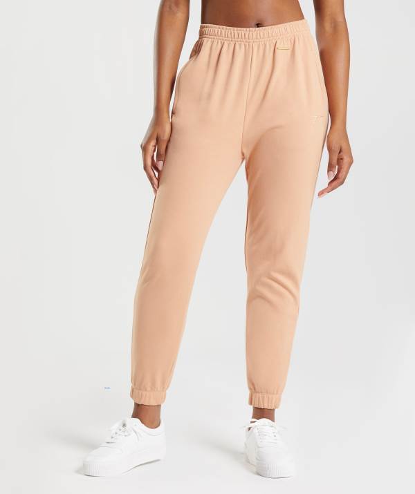 Gymshark Whitney Loose Jogginghose Damen Orange Beige | 3912DETNY
