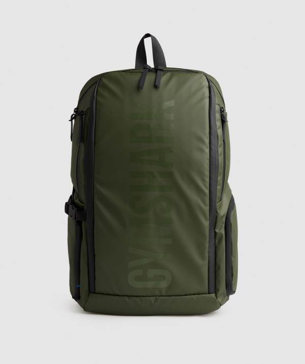 Gymshark X-Series 0.3 Rucksack Herren Schwarz Grün | 3708AYNLV